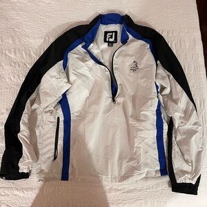 FootJoy half zip rain jacket with pinehurst logo